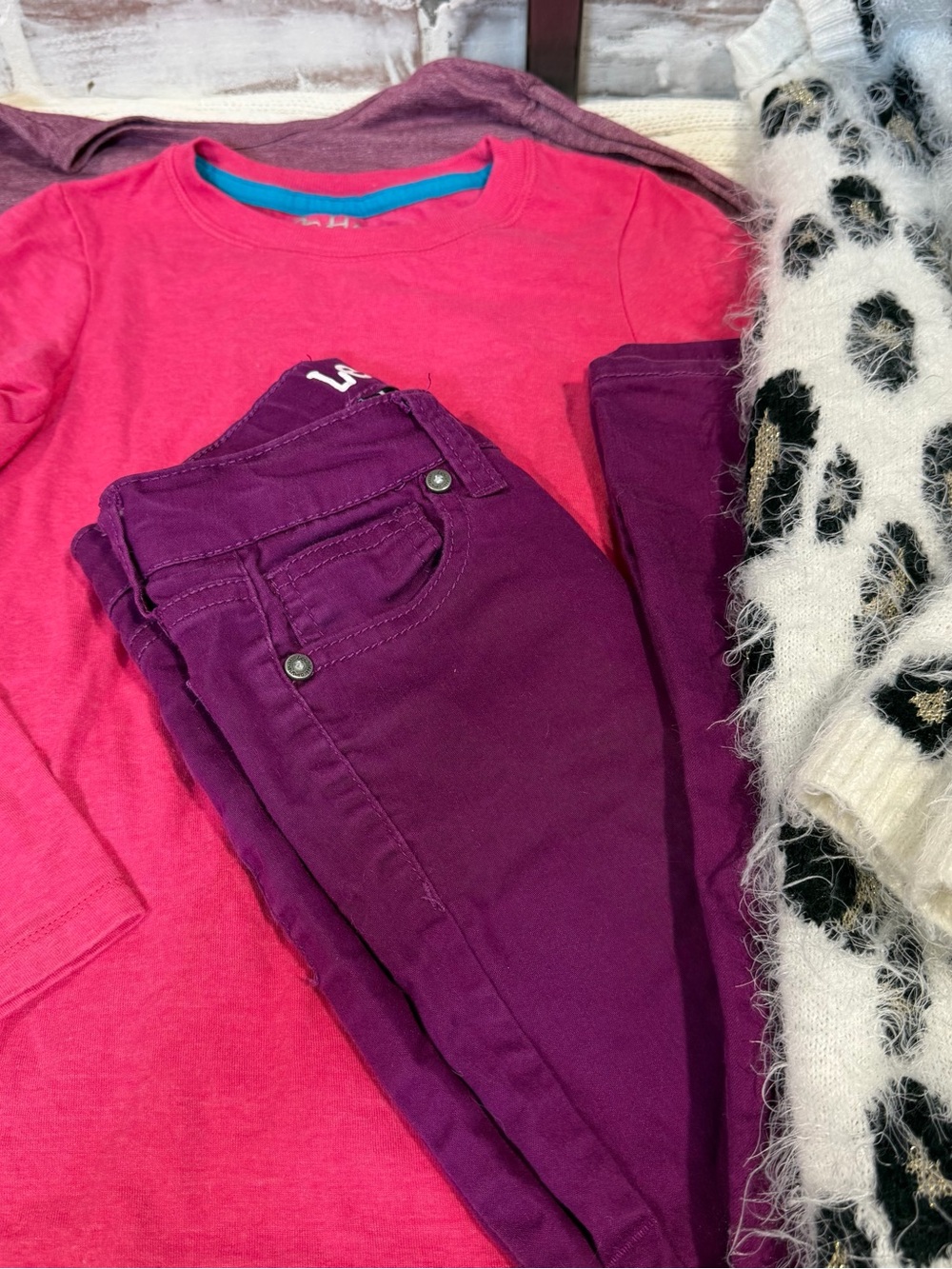 Girls back to school fall winter bundle Matching Sets size 7